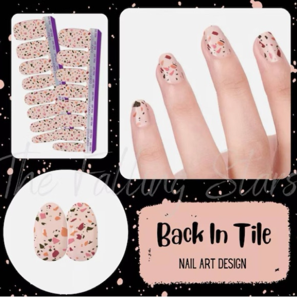NWT Color Street Nails “Back in Tile”